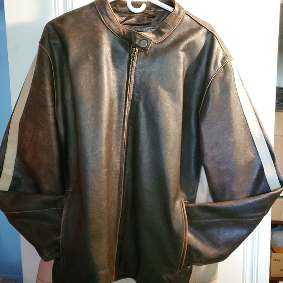 Black Rivet Jackets & Coats Black Rivet Leather Motorcycle Jacket